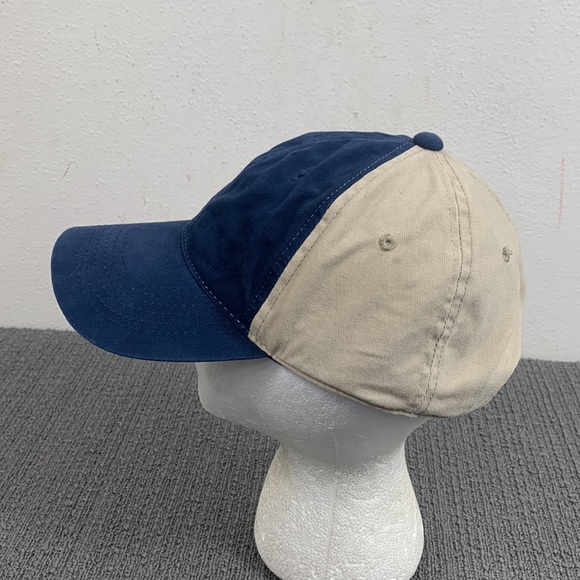 Platinum Series by Outdoor Cap Baseball Hat Unisex OSFA Two Tone Navy Tan - Picture 6 of 15